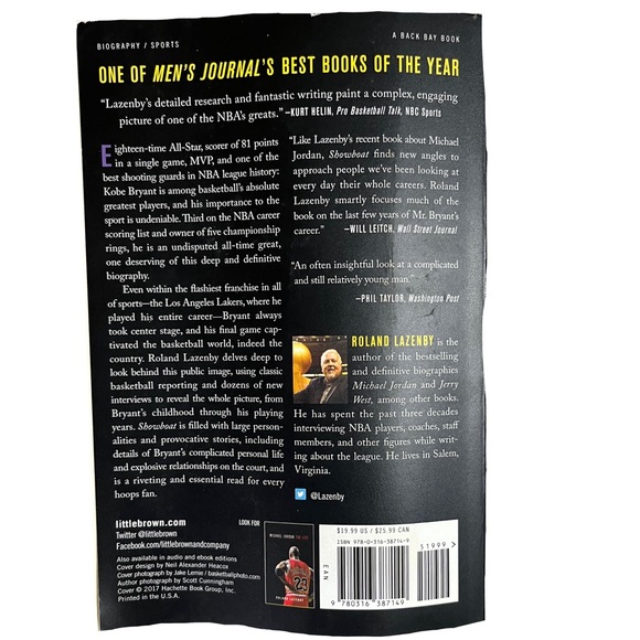 Showboat: The Life of Kobe Bryant Book Los Angeles Lakers Basketball Bio - Picture 2 of 2